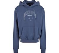 MJ Gonzales Sweat-shirt 'METAMORPHOSE V.3' bleu-gris / blanc, Taille XS