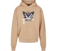 MJ Gonzales Sweat-shirt 'Metamorphose V.7' beige foncé / violet clair / noir / blanc, Taille XXXL