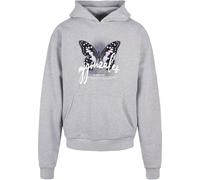 MJ Gonzales Sweat-shirt 'Metamorphose V.7' gris clair / noir / blanc, Taille M