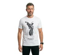 MJ Gonzales T-Shirt gris / noir / blanc, Taille XL