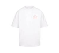 MJ Gonzales T-Shirt 'Bandit's Creed' rouge vif / blanc, Taille S