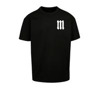 MJ Gonzales T-Shirt 'Barbed Bloom' noir / blanc, Taille M