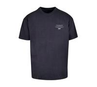 MJ Gonzales T-Shirt bleu marine / gris / blanc, Taille XS