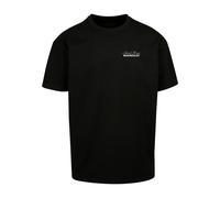 MJ Gonzales T-Shirt 'Fatima' noir / blanc, Taille L
