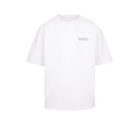 MJ Gonzales T-Shirt 'Fearless Flighit' prune / blanc, Taille L