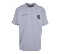 MJ Gonzales T-Shirt gris chiné / violet clair / noir, Taille XXL