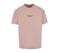 MJ Gonzales T-Shirt 'Metamorphose' bleu pastel / rose ancienne / noir, Taille S