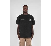 MJ Gonzales T-Shirt violet foncé / noir / blanc, Taille S