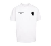 MJ Gonzales T-shirt 'Metamorphose V.2' lavande / noir / blanc, Taille 5XL