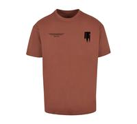 MJ Gonzales T-shirt 'METAMORPHOSE V.2' marron / violet / noir, Taille XS