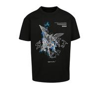 MJ Gonzales T-Shirt 'Saint V.1' bleu / gris / noir / blanc, Taille 4XL