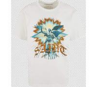 MJ Gonzales T-Shirt 'SAINT V.1' marron / gris / blanc, Taille S