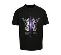 MJ Gonzales T-Shirt 'The Truth' violet / noir / blanc, Taille S