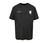 MJ Gonzales T-Shirt violet foncé / noir / blanc, Taille XS