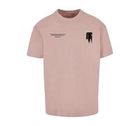 MJ Gonzales T-Shirt violet / rose ancienne / noir / blanc, Taille S