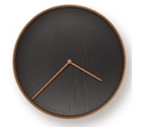 MJ01 Horloge murale Petite Janua Cuivre - Chêne laqué noir - JANUA MJ01 KUP EICH SCHW LACK