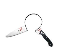 Mjaie Serre-tête avec couteau - Accessoire de cosplay - Coiffe pour fêtes d'anniversaire, Halloween - Accessoire photo d'Halloween