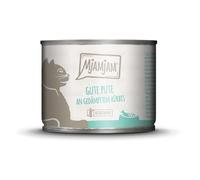MjAMjAM - nourriture humide premium pour chats - bonne dinde au potiron cuit à la vapeur, pack de 6 (6 x 200 g), sans céréales avec un supplément de viande