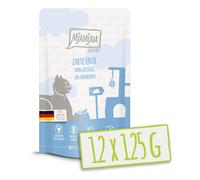 MjAMjAM Aliment humide pour chat Quetschie Canard, volaille et carotte 125 g x 12