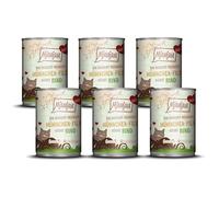 MjAMjAM - Aliment pour chat - Duett - Filet de poulet et bœuf : un mélange culinaire 390 g x 6