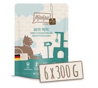 MjAMjAM - Aliment pour chat - Quetschie - fête de viande pure - dinde de qualité supérieure - 6 x 300 g