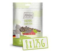 MjAMjAM - Aliment pour chat - Sachets de friandises - Bœuf savoureux - 125 g x 8