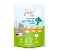 MjAMjAM Chicks & Friends Nourriture en sachet pour chat au poulet et brocolis - 125 g