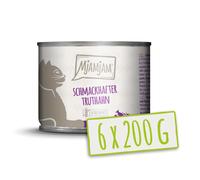 MjAMjAM Conserve pour chat - Dinde et carottes - 200 g x 6