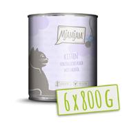 Mjamjam Conserve Pour Chaton Au Veau Et Huile De Saumon - 6 X 800 G
