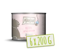 MjAMjAM - Chaton - Poulet Succulent avec Huile de Saumon Lot de 6 x 200 g