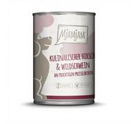 MjAMjAM Conserve pour chien Chevreuil et sanglier avec cranberries - 400 g x 6