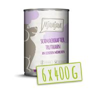MjAMjAM Conserve pour chien Dinde et carottes - 400 g x 6