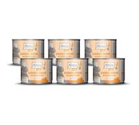 MjAMjAM Conserves pour chat au poulet blanchi et courge vapeur en sauce - 6 x 185 g