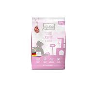MjAMjAM - Croquettes Premium pour Chats - Repas croustillants - Filet de Saumon Frais & volaille, Lot de 1 (1 x 1,5 kg), sans céréales
