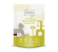 MjAMjAM DUO Nourriture en sachet pour chat au canard, à la dinde et potiron cuit à la vapeur - 125 g