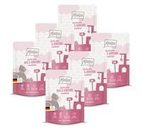 MjAMjAM - Nourriture humide premium pour chats - Quetschie - DUO de canard fondant et poulet juteux aux petites carottes, pack de 6 (6 x 300g), sans céréales avec un supplément de viande