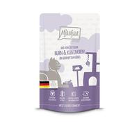 MjAMjAM DUO Sachet de nourriture pour chat au poulet, lapin et potiron cuit à la vapeur - 125 g