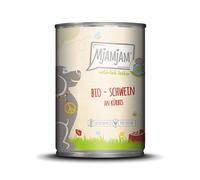 MjAMjAM Naturally tasty Nourriture pour chien au porc bio et courge - 400 g