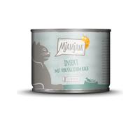 MjAMjAM - nourriture humide premium pour chats - insecte avec un excellent veau, pack de 6 (1 x 1200 g), sans céréales avec protéines d'insectes
