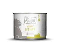 MjAMjAM - Nourriture Humide Premium pour Chat - Duo à Base de Canard Tendre et de Bonne Dinde avec potiron cuit à la Vapeur, 1 Paquet (1 x 200g), sans céréales avec Viande ajoutée