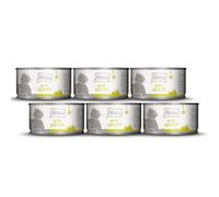 MjAMjAM - Nourriture Humide Premium pour Chat - Duo de Tendre Canard & Bonne Dinde au potiron Vapeur, Paquet de 6 (6 x 100 g), sans céréales avec supplément de Viande