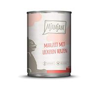 MjAMjAM - Nourriture Humide Premium pour Chat - Repas avec de délicieux cœurs - 1 Paquet (1 x 400 g) - sans céréales avec Beaucoup de Viande