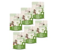 MjAMjAM - Nourriture Humide Premium pour Chats - délicieux Pur bœuf, Pack de 6 (6 x 200 g), sans céréales avec Un supplément de Viande