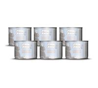 MjAMjAM - nourriture humide premium pour chats - dinde blanchie avec moules en sauce, pack de 6 (6 x 185 g), sans céréales avec supplément de viande