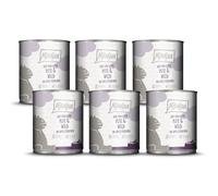 MjAMjAM - Nourriture Humide Premium pour Chats - Duo de Bonne Dinde & gibier aux Morceaux de Pomme, Pack de 6 (6 x 800g), sans céréales avec Un supplément de Viande