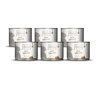 MjAMjAM - Nourriture Humide Premium pour Chats - Duo de bœuf délicieux et Dinde savoureuse avec potiron cuit à la Vapeur, Paquet de 6 (6 x 200 g)