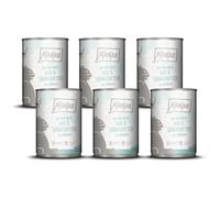 MjAMjAM - Nourriture Humide Premium pour Chats - Duo de Canard Tendre & Poisson d'eau Douce aux Carottes, Pack de 6 (6 x 400g), sans céréales avec Un supplément de Viande