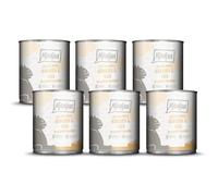 MjAMjAM - Nourriture Humide Premium pour Chats - Duo de Poulet & de Veau Tendre au potiron cuit à la Vapeur, Pack de 6 (6 x 800g), sans céréales avec Un supplément de Viande