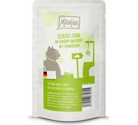 MjAMjAM - Nourriture Humide Premium pour Chats - écrasé - Bœuf délicieux sur Citrouille vaporée, 1 Paquet (1 x 125 g) sans céréales avec Beaucoup de Viande.