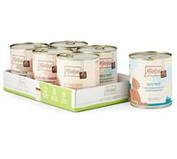 MjAMjAM - nourriture humide premium pour chats - emballage mixte V - pur plaisir de la viande, pack de 6 (6 x 800 g), sans céréales avec supplément de viande